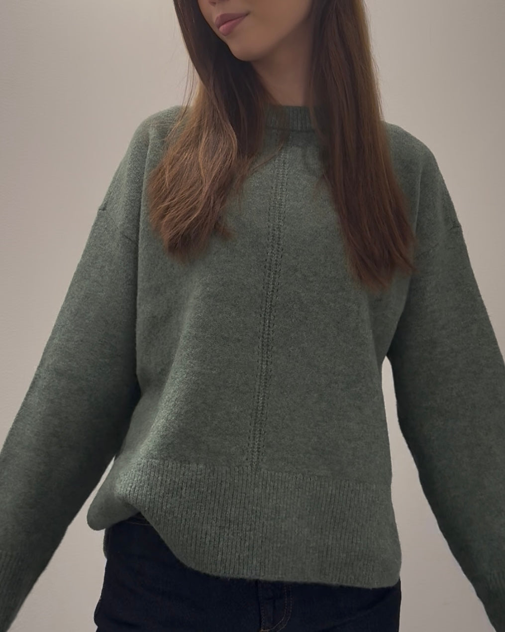 OBJJUNO Pullover - Laurel Wreath